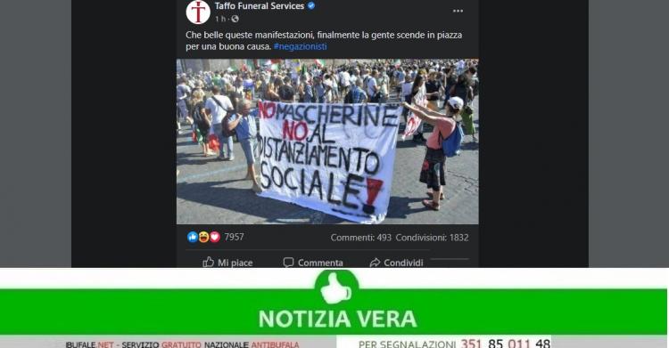 Manifestazione a Roma