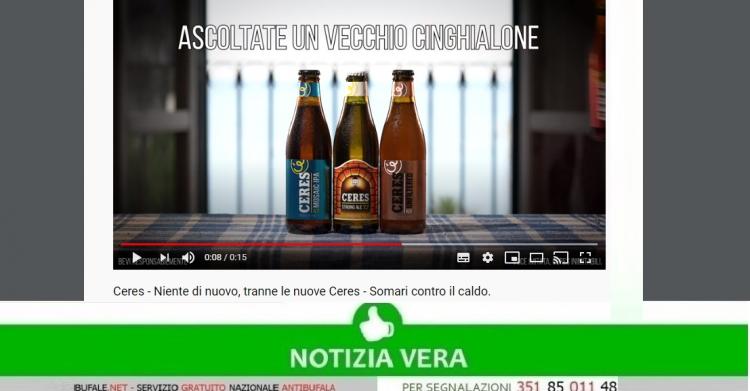 Pubblicità Ceres