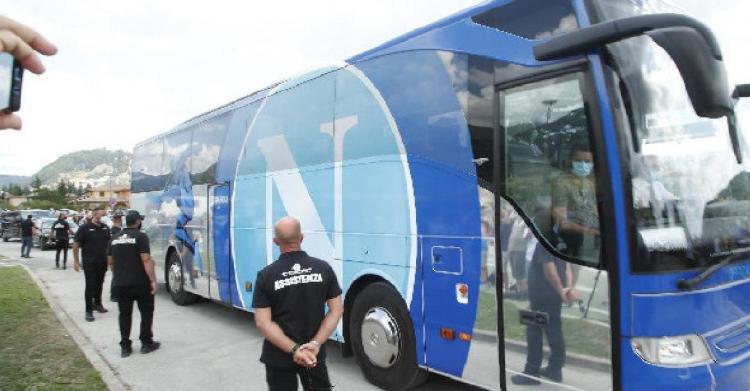Il Napoli parte per Torino
