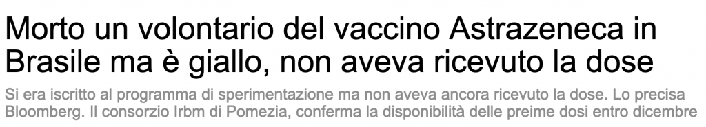Il "nuovo" titolo