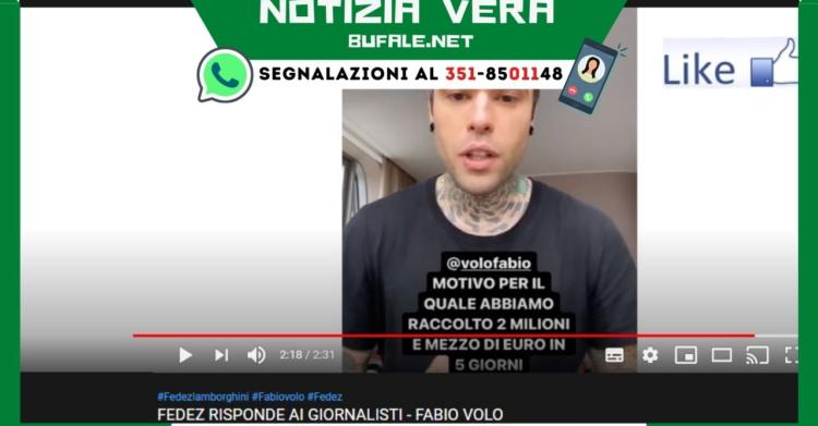 Fabio Volo critica Fedez