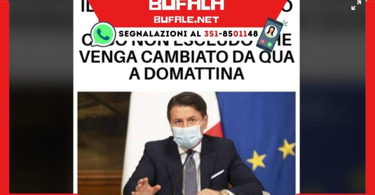conferenza stampa di Conte