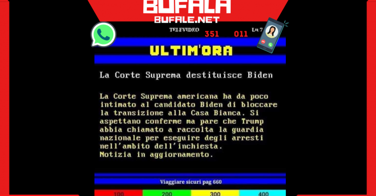 Corte Suprema destituisce Biden