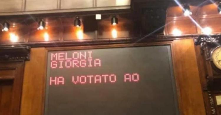 Giorgia Meloni ha votato AO