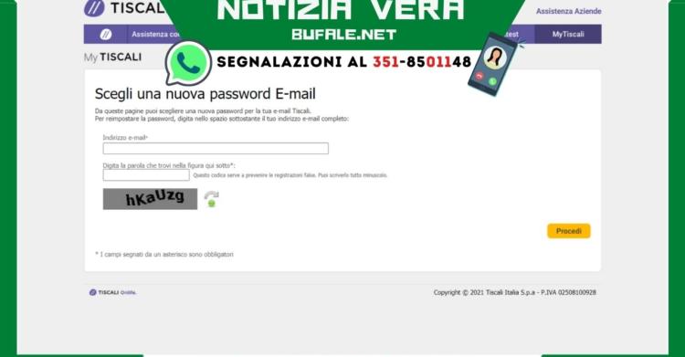 Tiscali Mail non funziona