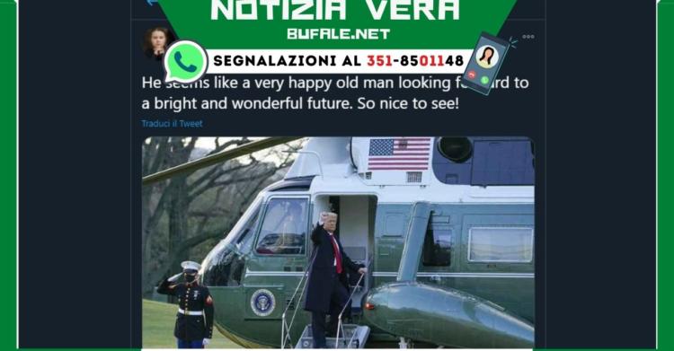 Trump lascia la Casa Bianca