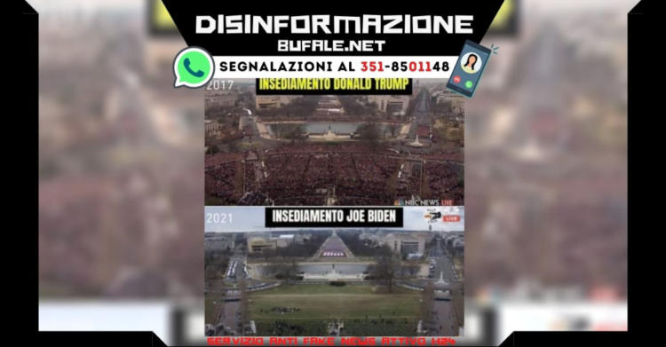 disinformazione inauguration day di joe biden mask