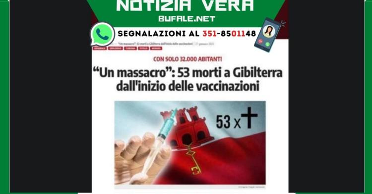 morti in Gibilterra