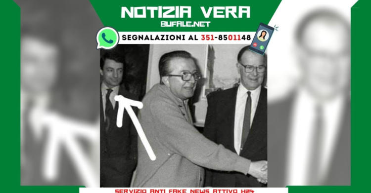 NOTIZIA VERA mario draghi dietro giulio andreotti mask