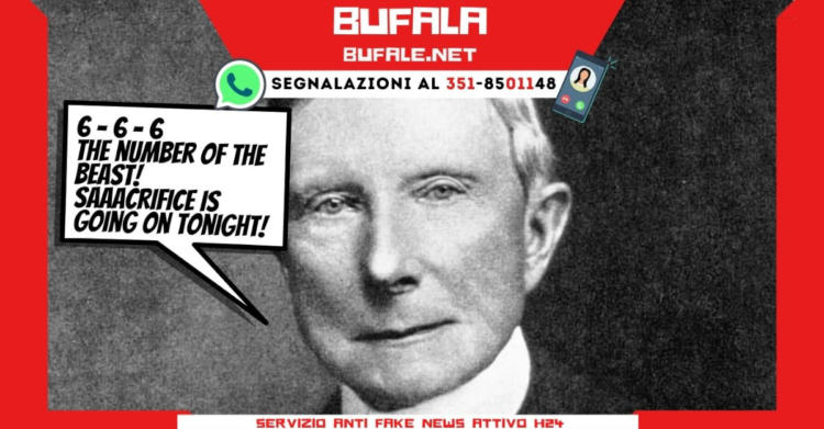 bufala credo massonico di rockefeller mask 2