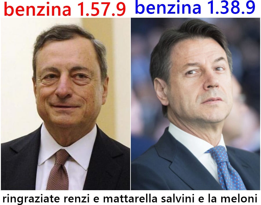 La benzina sale con Draghi: ripetete con me "Causa non è correlazione"