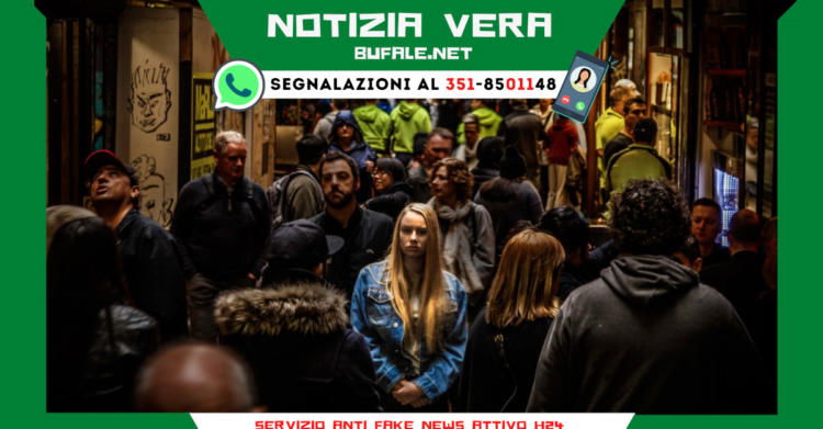 NOTIZIA VERA coprifuoco alle 23 mask