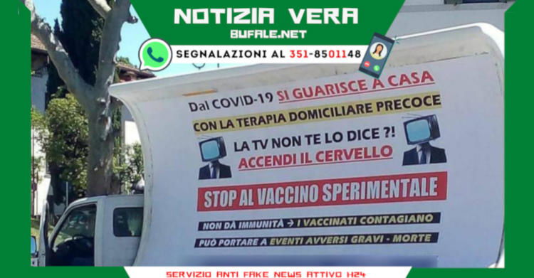 notizia vera vela pubblicitaria no vax mask