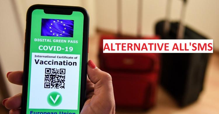 SMS Green pass