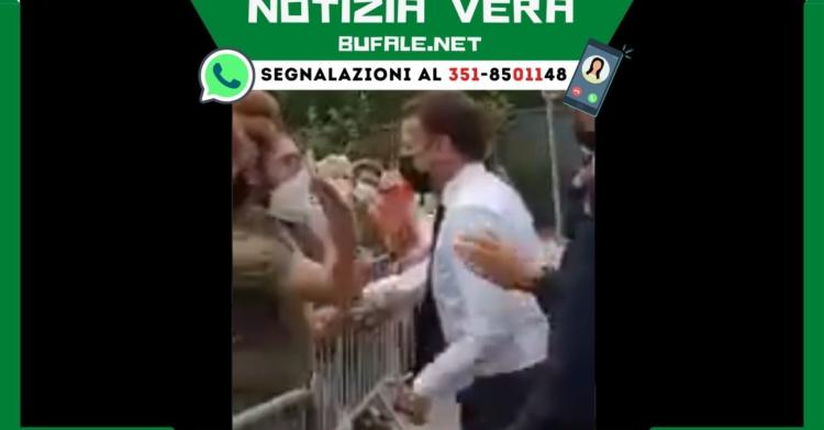 Schiaffo a Macron