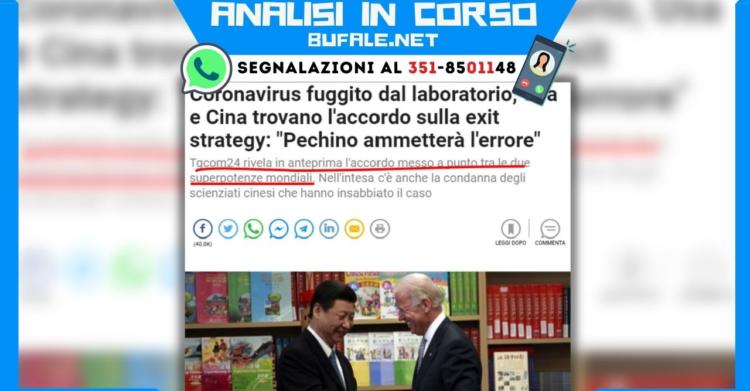 analisi in corso virus fuggito dal laboratorio
