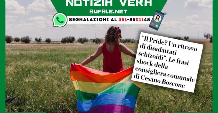 notizia vera consigliera di cesano boscone contro il pride