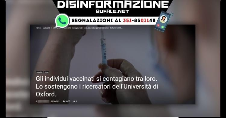 disinformazione vaccinati 251 volte più contagiosi
