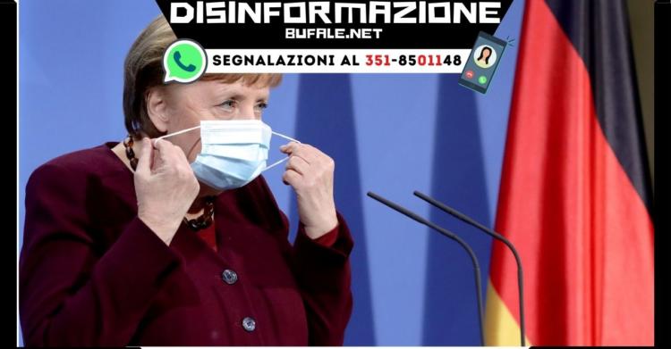 Angela Merkel rifiuta il vaccino