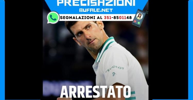 Djokovic arrestato