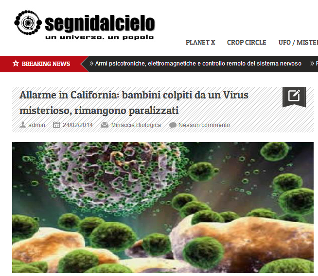 Bambini paralizzati da un virus misterioso? article-post