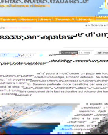 Il Marsili disturbato da un pozzo geotermico?