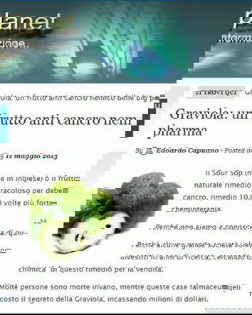 La graviola possibile rimedio anticancro?