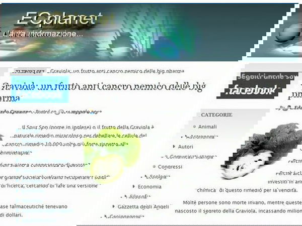 La graviola possibile rimedio anticancro?