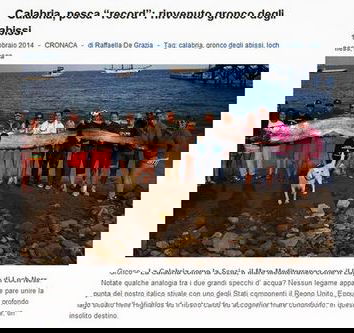 Pesca “record”: gronco degli abissi