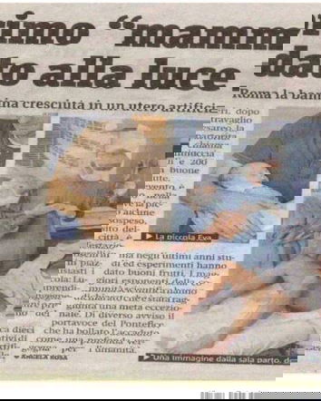 Il primo “mammo” ha partorito?