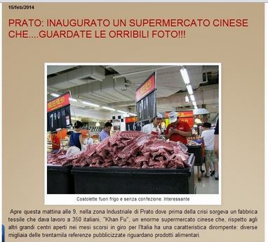 Inaugurato supermercato cinese che…