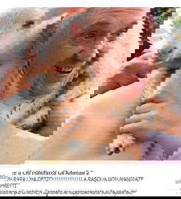 No, il Papa non sta facendo l’animalista