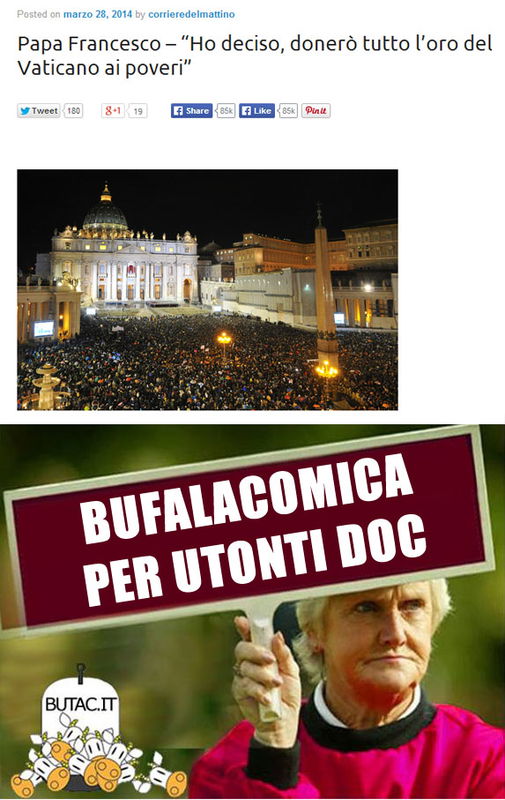 L’oro del Vaticano