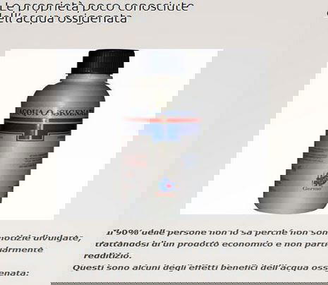 L’acqua ossigenata panacea di tanti mali? article-post