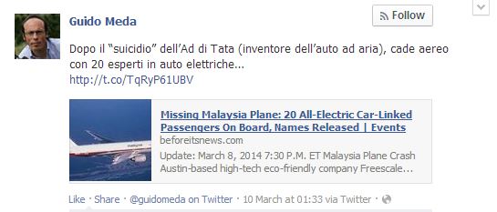 Guido Meda e il volo 370