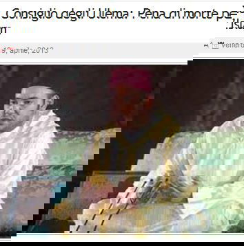 Pena di morte in Marocco per chi lascia l’Islam?