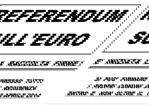 L’Unione Movimenti di Liberazione e l’Euro