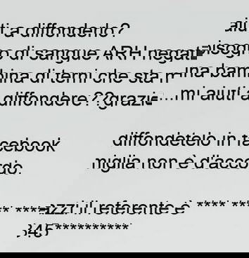 “Mi aiuti a diffonderlo?”