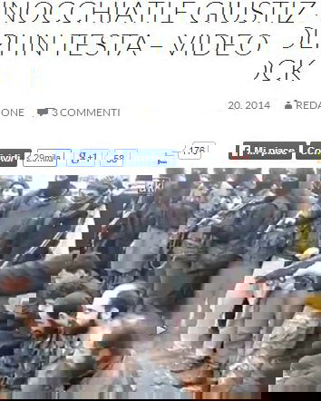 Esecuzione di cristiani a colpi in testa?