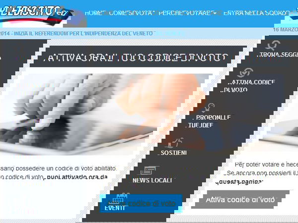 Il referendum per l’indipendenza del Veneto…