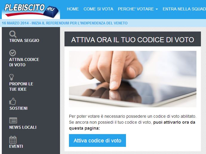 Il referendum per l’indipendenza del Veneto… article-post