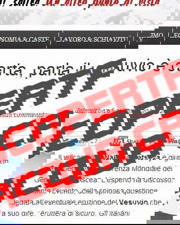 Il Vesuvio erutterà..
