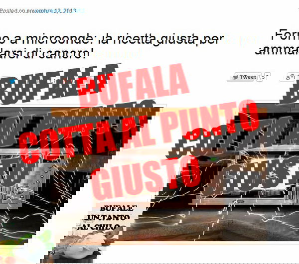 Le bufale sui forni a microonde