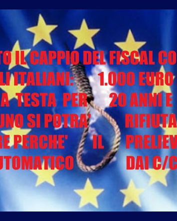 Fiscal Compact e prelievo forzoso