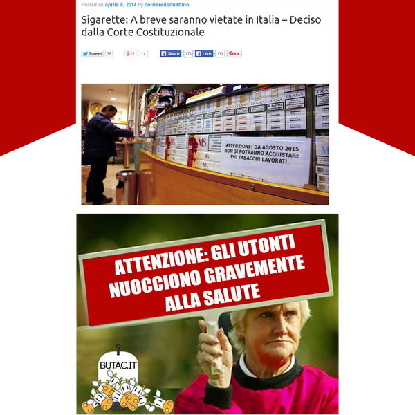 Le notizie inventate