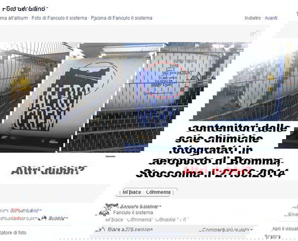 La prova delle scie chimiche? Episodio 2