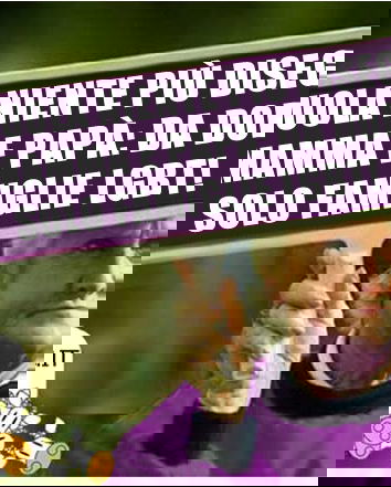 Non si potranno più disegnare Mamma e Papà!