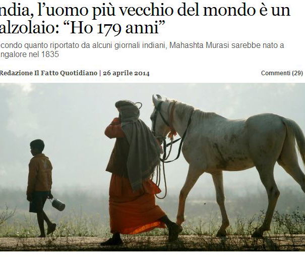 L’uomo più vecchio del mondo? article-post