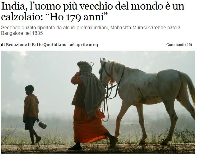 L’uomo più vecchio del mondo? article-post