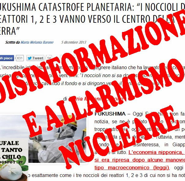 “Fukushima is here” article-post